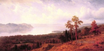 アルバート・ビアシュタット Painting - ハドソン川の眺め アルバート・ビアシュタット